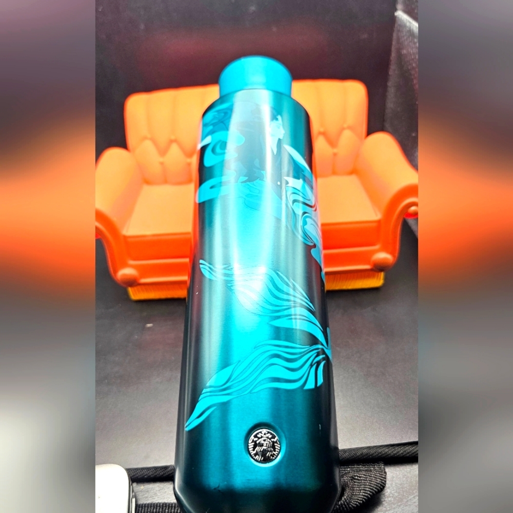 Starbucks 20oz Stainless Steel Vacuum Insulated Teal Flask Tumbler Siren Mermaid